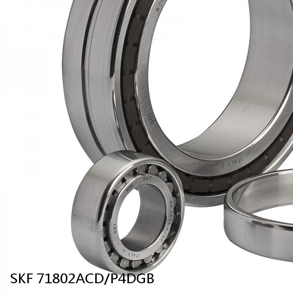 71802ACD/P4DGB SKF Super Precision,Super Precision Bearings,Super Precision Angular Contact,71800 Series,25 Degree Contact Angle