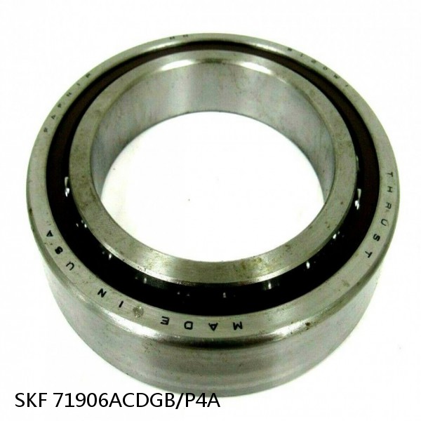 71906ACDGB/P4A SKF Super Precision,Super Precision Bearings,Super Precision Angular Contact,71900 Series,25 Degree Contact Angle #1 image